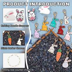 DIY Rabbit Knitting Tool Sets&nbsp;HJEW-SW00096-08