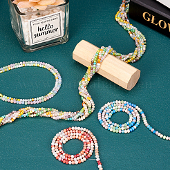10 Strands 10 Style Faceted Glass Beads Strands&nbsp;GLAA-TA0001-47