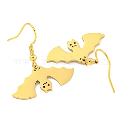 Halloween Theme 304 Stainless Steel Dangle Earrings for Women&nbsp;EJEW-F338-05G