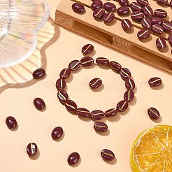 Acrylic Coffee Beads&nbsp;DIY-CJC0006-11