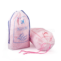 12Pcs 2 Colors  Makrofol Semi-transparent Drawstring Bag&nbsp;CON-MB0001-13