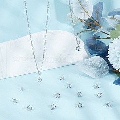 40Pcs White Cat Eye Charms&nbsp;STAS-UN0045-89