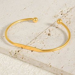 304 Stainless Steel Cuff Bangles&nbsp;IL3957-2