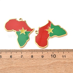 304 Stainless Steel & Enamel Pendants&nbsp;SA-CBA6ECE-01G-G08