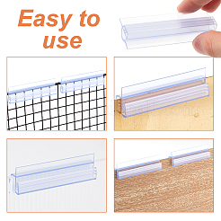 Plastic Advertising Clip Holder&nbsp;DIY-WH0008-12