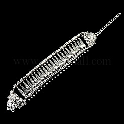 Vintage Style Alloy Flower Link Chain Anklets for Women&nbsp;FS-WGA8430-06