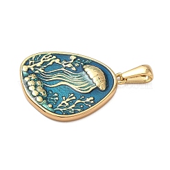 304 Stainless Steel Enamel Pendants&nbsp;STAS-A092-02F-G