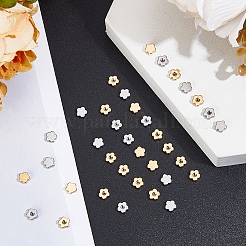60Pcs 2 Colors Stainless Steel Ear Nuts&nbsp;STAS-BBC0006-40A
