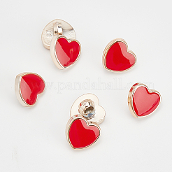 100Pcs CCB Plastic Shank Buttons&nbsp;BUTT-GF0001-11B