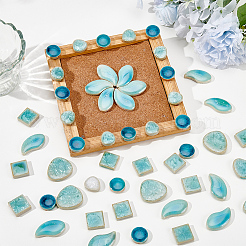 500G 4 Styles Handmade Porcelain Cabochons&nbsp;DIY-SP0007-70