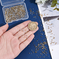 1000Pcs 2 Colors Brass Crimp Beads&nbsp;KK-UN0005-74