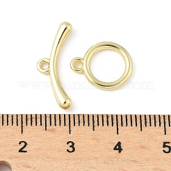 合金マンテル  カドミウムフリー＆鉛フリー  ラックめっき  リング  ゴールドカラー  リング：13.5x11x1.5mm  穴：1.5mm  バー：7.5x19.5x3mm  穴：1.5mm&nbsp;FIND-B047-12G