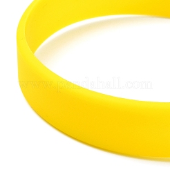シリコンリストバンドブレスレット  コードブレスレット  ミックスカラー  2-3/8インチ（60mm）  15個/セット&nbsp;BJEW-X0008-06