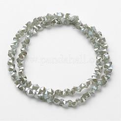Electroplate Glass Bead Strands&nbsp;EGLA-J138-A-PL04