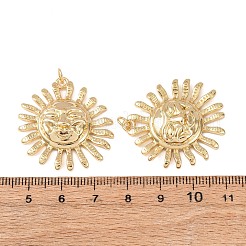 Brass Pendants&nbsp;KK-C143-38C-G