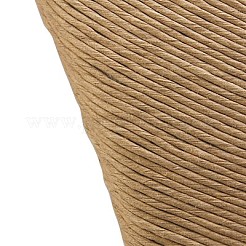 織わらロープのネックレスディスプレイの胸像  淡い茶色  225x200x115mm&nbsp;NDIS-C003-1