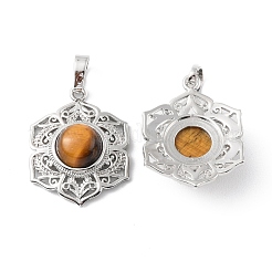 Natural & Synthetic Mixed Gemstone Pendants&nbsp;G-P498-02P