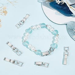 6Pcs Brass Fold Over Clasps&nbsp;KK-BBC0014-97P