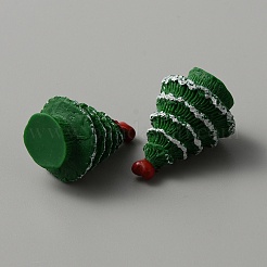 Opaque Resin Christmas Tree Display Decorations&nbsp;AJEW-WH0258-725B