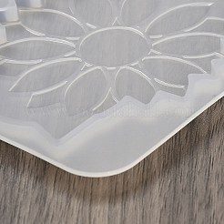 DIYペンダントシルエットシリコン型  レジン型  UVレジン用  エポキシ樹脂工芸品作り  ホワイト  90x181x5mm  穴：10.5mm  内径：47~55.5x79mm&nbsp;DIY-G113-04D