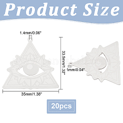 20Pcs 201 Stainless Steel Pendants&nbsp;STAS-DC0010-77