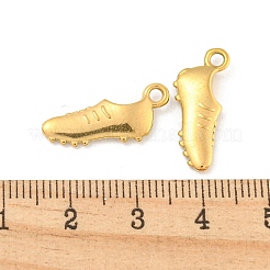 イオンプレーティング（IP）304ステンレスペンダント  靴のチャーム  18KGP本金メッキ  20x9x3mm  穴：1.8mm&nbsp;STAS-N103-152G