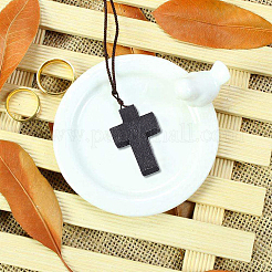 200Pcs Wood Pendants&nbsp;WOOD-SC0001-36A