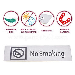 430 Stainless Steel Sign Stickers&nbsp;STAS-GF0001-06D