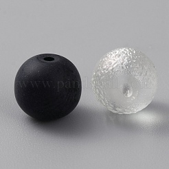 ガラスビーズ  ラウンド＆ヒトデ＆フィッシュ＆ロンデル  混合スタイル  ブラック  2.5~14x2.5~13.5x2~8.5mm  穴：1~1.4mm  約200~300個/袋&nbsp;GLAA-SZC0001-04D