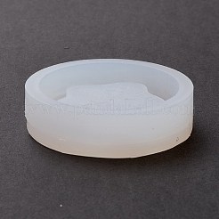 スターシリコンモールド  シェーカーモールド  流砂型  レジン型  UVレジン＆エポキシレジンジュエリークラフト作り用  ホワイト  53.5x14mm&nbsp;X-DIY-M029-05