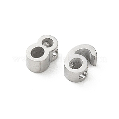 304 Stainless Steel Slide Charms&nbsp;STAS-B140-07P