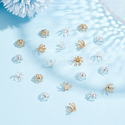 200Pcs 2 Colors Brass Bead Caps&nbsp;FIND-GO0003-29