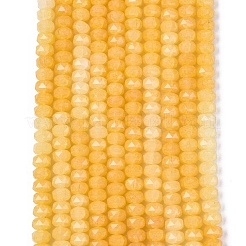 Imitation Jade Crackle Glass Beads Strands&nbsp;GLAA-N068-01A-A05
