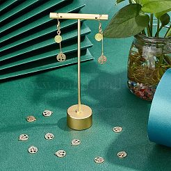 12Pcs PVD Vacuum Plating 201 Stainless Steel Charms&nbsp;STAS-UN0029-32