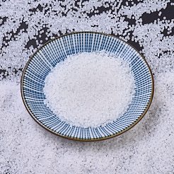 MIYUKIデリカビーズ  シリンダー  日本製シードビーズ  11/0  (db0220) ホワイトオパール  1.3x1.6mm  穴：0.8mm  約10000個/袋  50 G /袋&nbsp;SEED-X0054-DB0220