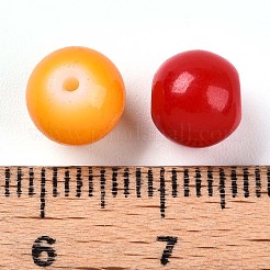 ペイントガラスビーズを焼く  模造磁器ビーズ  ラウンド  ミックスカラー  8~8.5mm  穴：1~1.5mm&nbsp;X1-DGLA-Q020-8mm-M01