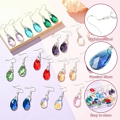 304 Stainless Steel Teardrop Dangle Earrings&nbsp;EJEW-YW00007