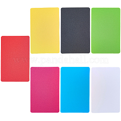 28Pcs 7 Colors Plastic Sheets&nbsp;DIY-CP0013-26