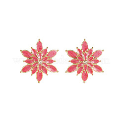 Alloy Enamel Stud Earrings&nbsp;WG34768-01