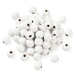 Dyed Natural Wood Beads&nbsp;WOOD-TA0001-19-A