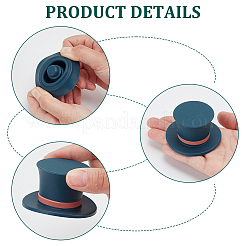 3Pcs 3 Colors Silicone Red Wine Bottle Stoppers&nbsp;SIL-WR0001-03