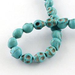Gemstone Beads Strands&nbsp;X-TURQ-S105-15x12mm-07