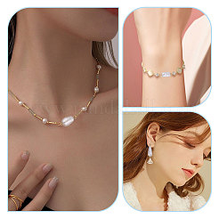 120Pcs 12 Styles ABS Plastic Imitation Pearl Pendants & Connector Charms&nbsp;PALLOY-PH01909