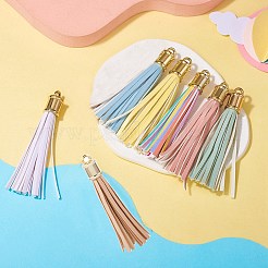 PU Imitation Leather Tassel Pendants&nbsp;FIND-TA0005-07A