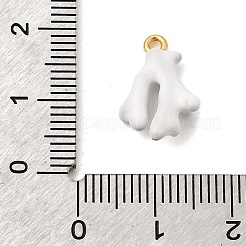 304 Stainless Steel Enamel Pendants&nbsp;LS-STAS-P431-32G-03