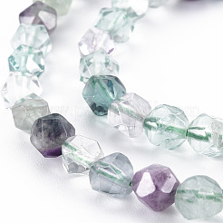 Natural Fluorite Beads Strands&nbsp;X-G-S376-001A