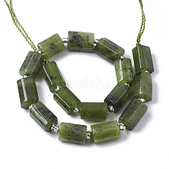 Natural Canadian Jade Beads Strands&nbsp;G-S345-8x11-006