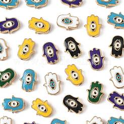 30Pcs Alloy Enamel Beads&nbsp;ENAM-FS0003-56