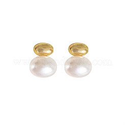Alloy Imitation Pearl Stud Earrings&nbsp;FS-WGD078E-01