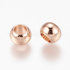 Environment Brass European Beads&nbsp;X-KK-P120-03RG